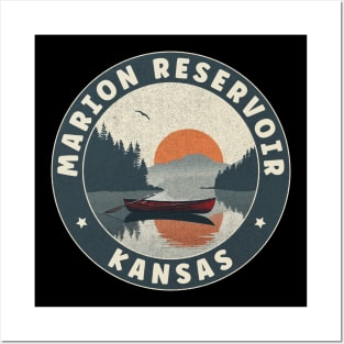 Marion Reservoir Kansas Sunset Posters and Art